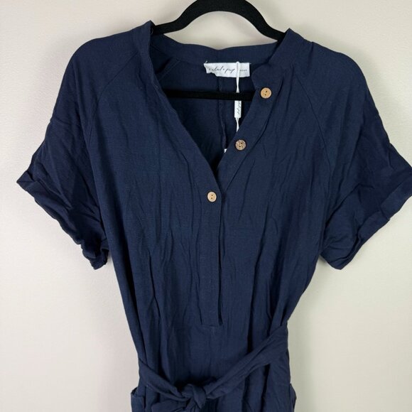Petal + Pup Archie Jumpsuit navy blue Women’s 12 Comfy Utility NWT - Picture 5 of 9